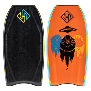 Hubboards Quad Core SciFive Crescent Tail Bodyboard