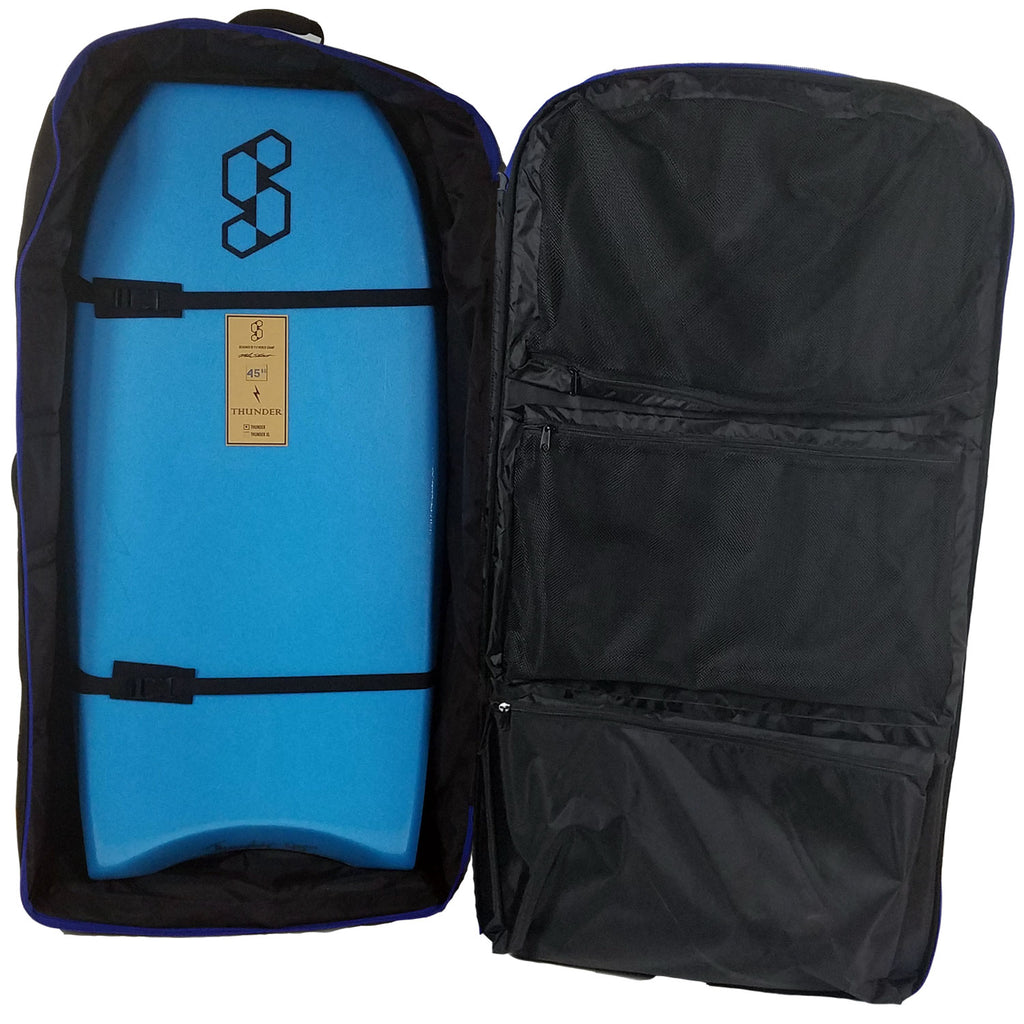 Travel Bodyboard Bag Rolling Coffin Case | 5 Board Surf Bag